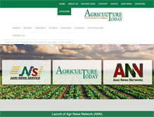 Tablet Screenshot of agriculturetoday.in